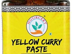 Nourcery Thai Yellow Curry Paste, 220g Jar [GAENG LEUANG Blend]