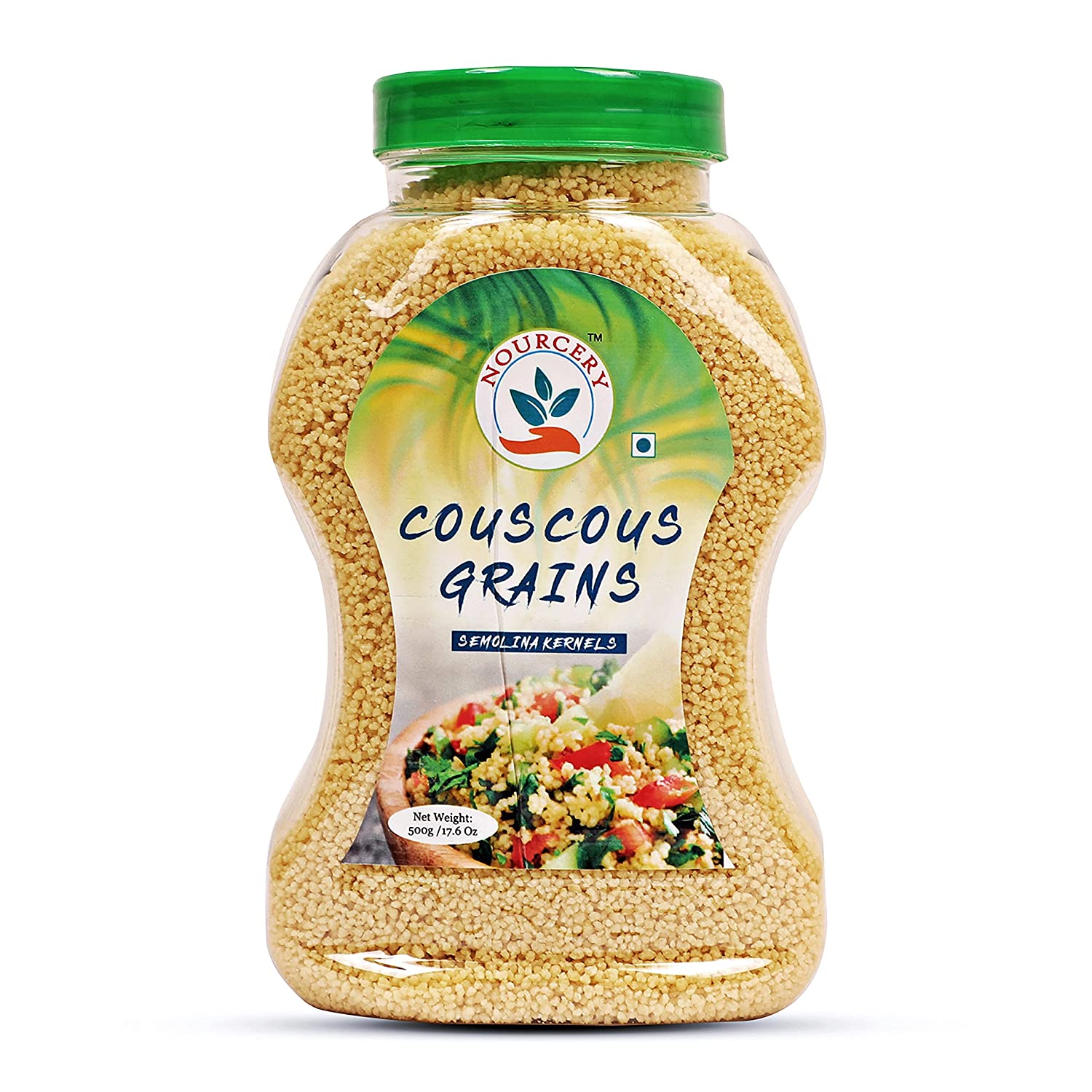 Nourcery Couscous Grains, 500gm (Semolina Kernels) Nourcery